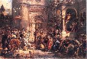 Jan Matejko Reception of the Jews A.D. 1096. oil painting